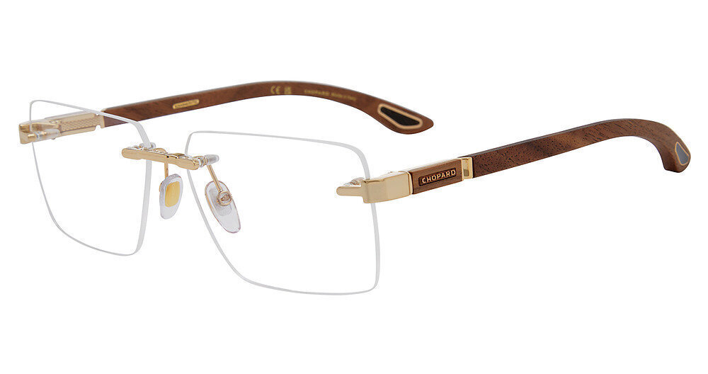 CHOPARD OPTICAL VCHM07V Eyeglasses BROWN / GOLD (300V) 60mm